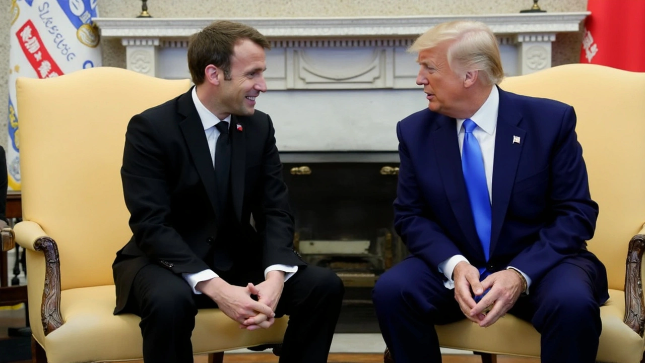 Macron tlačí na Trumpa kvůli ruské lsti: požaduje příměří a společný postup proti Putinovi
