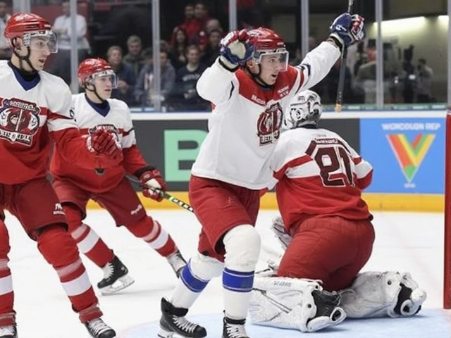 Češi rozdrtili Dánsko 7:2 a kralují skupině na MS v hokeji 2025