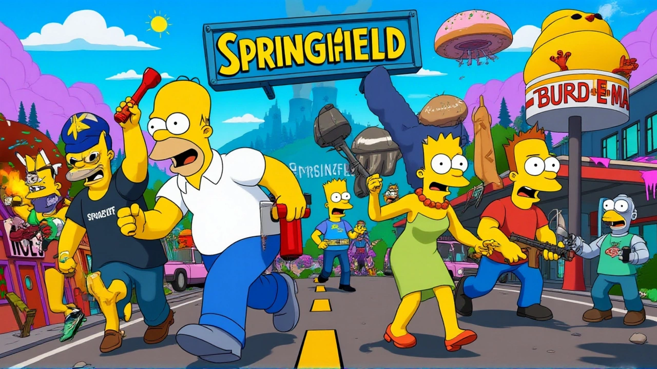 Fortnite přivádí Springfield: Simpsons se objeví v limited-time mapě