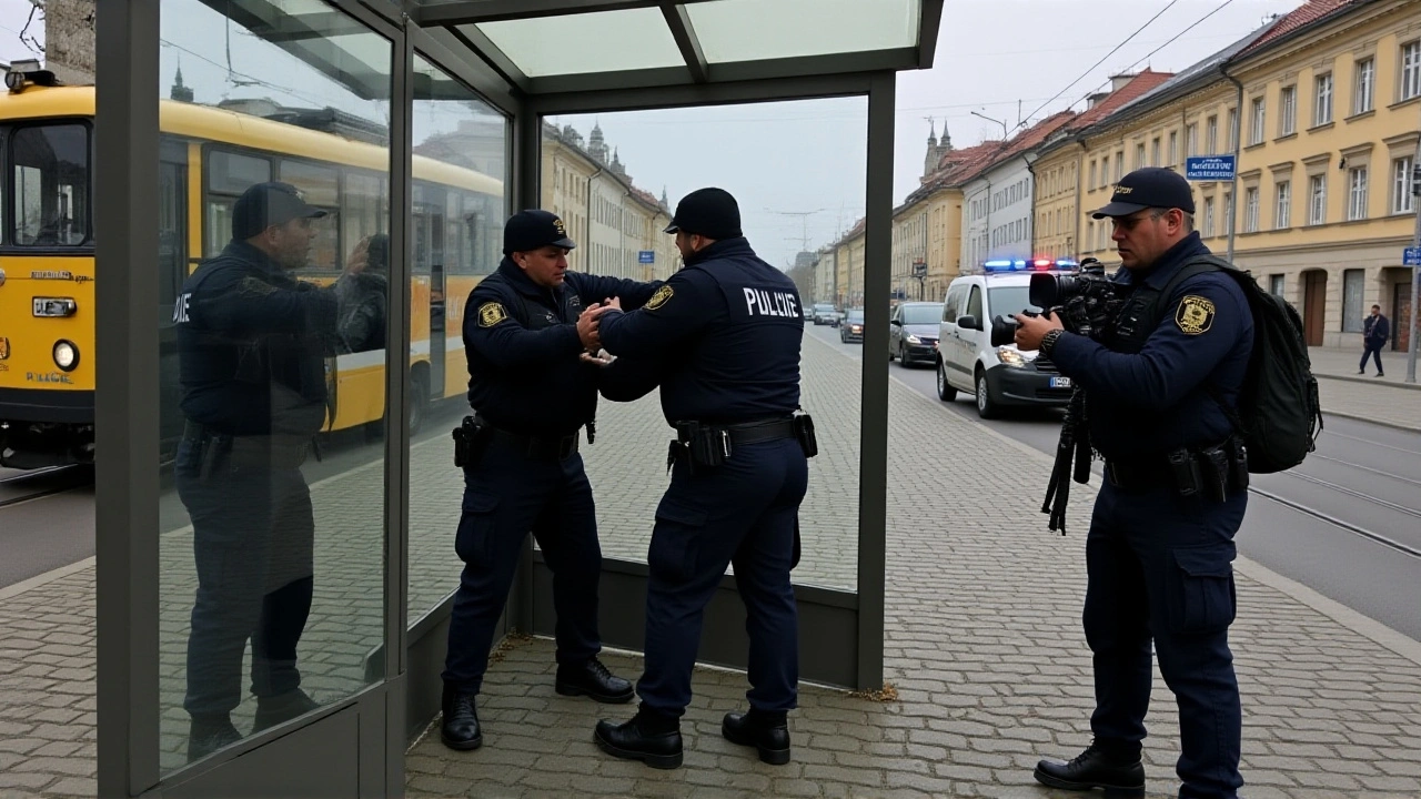 Muž v tramvaji v Plzni nabíjel zbraň – policie rychle zasáhla a zadržela podozřelého